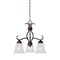 Maxim Basix 3-Light Chandelier 10122FTOI - alternate 1